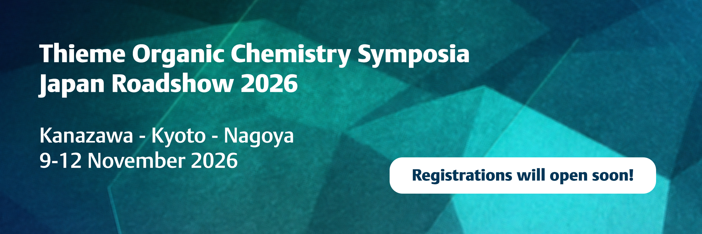 Japan Roadshow Banner_2400x800_2 Thieme Organic Chemistry Symposia - Japan Roadshow 2026